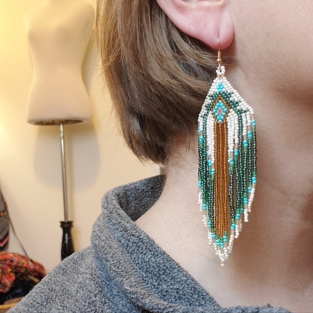 Beaded Earrings - Picture 3 of 3